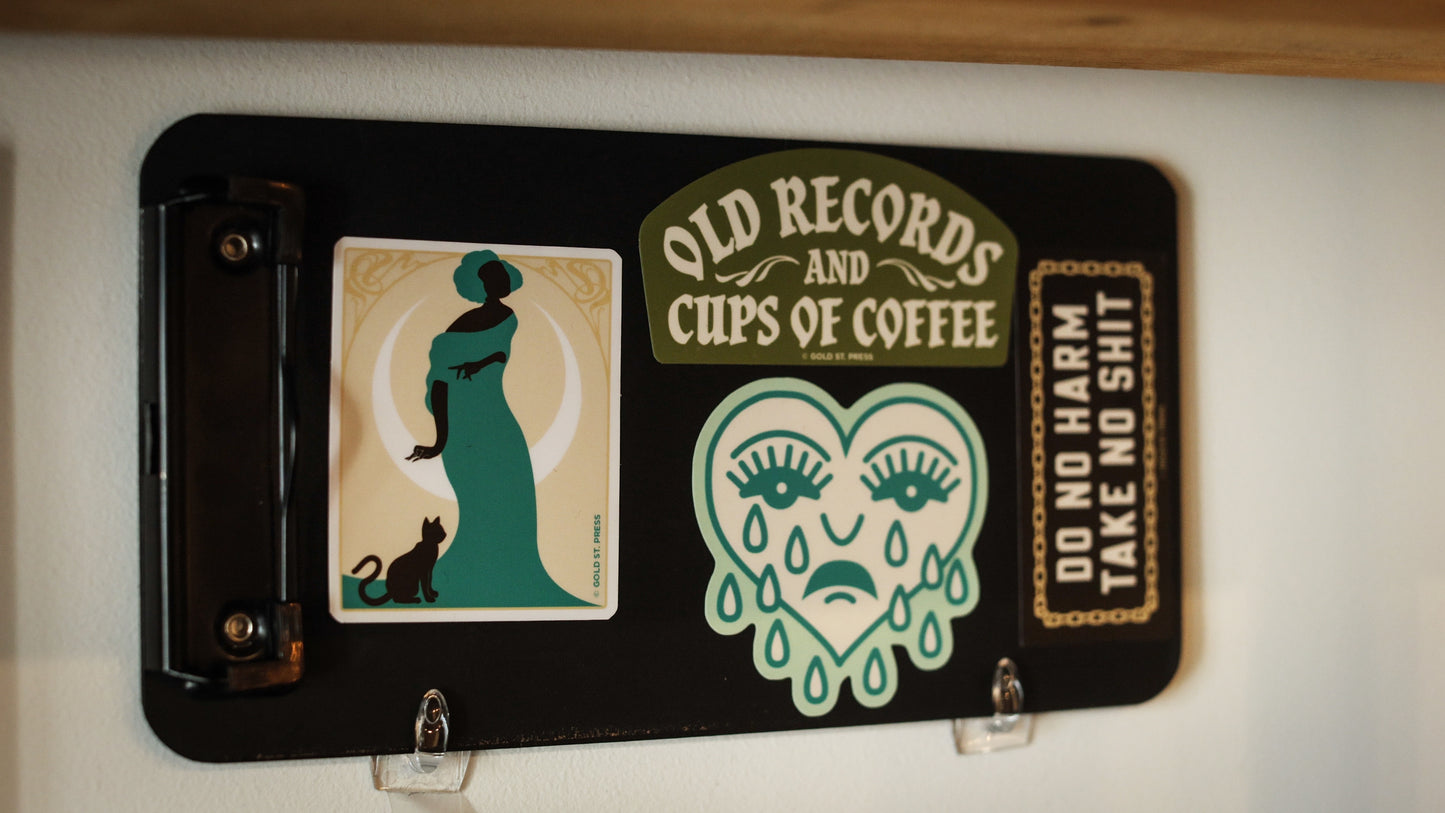 Old Records Sticker