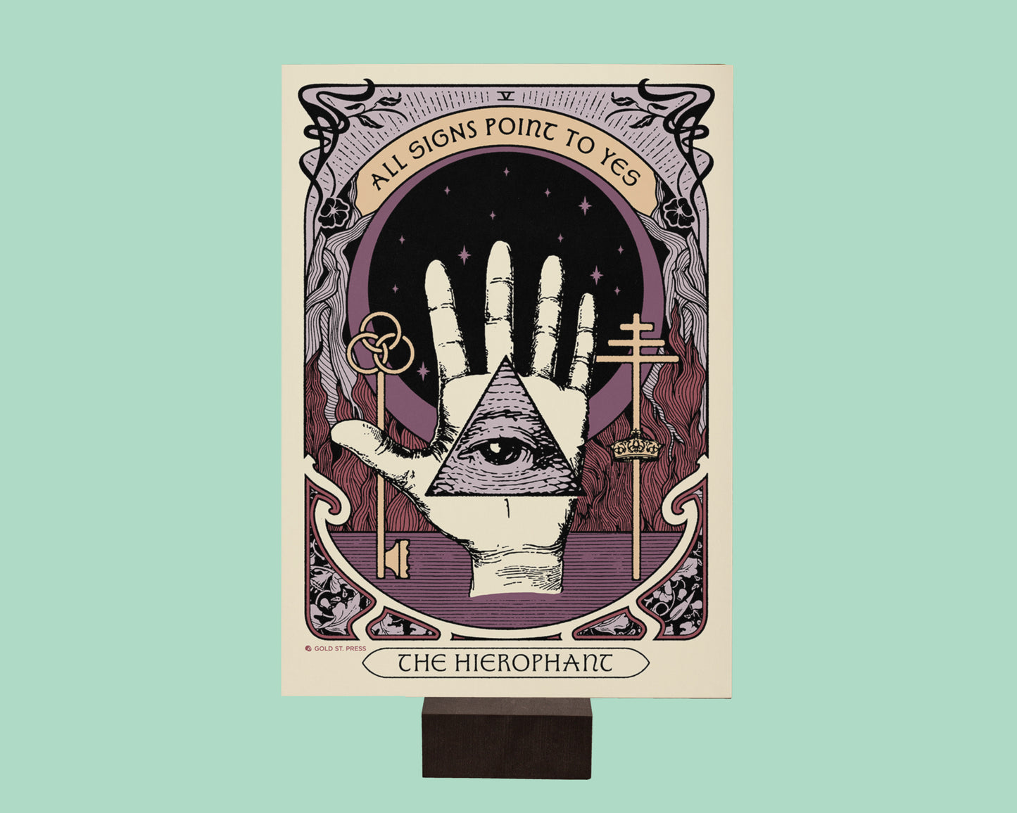 All Signs Point To Yes Art Print