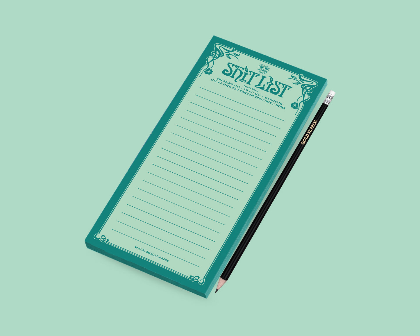 Shit List Notepad