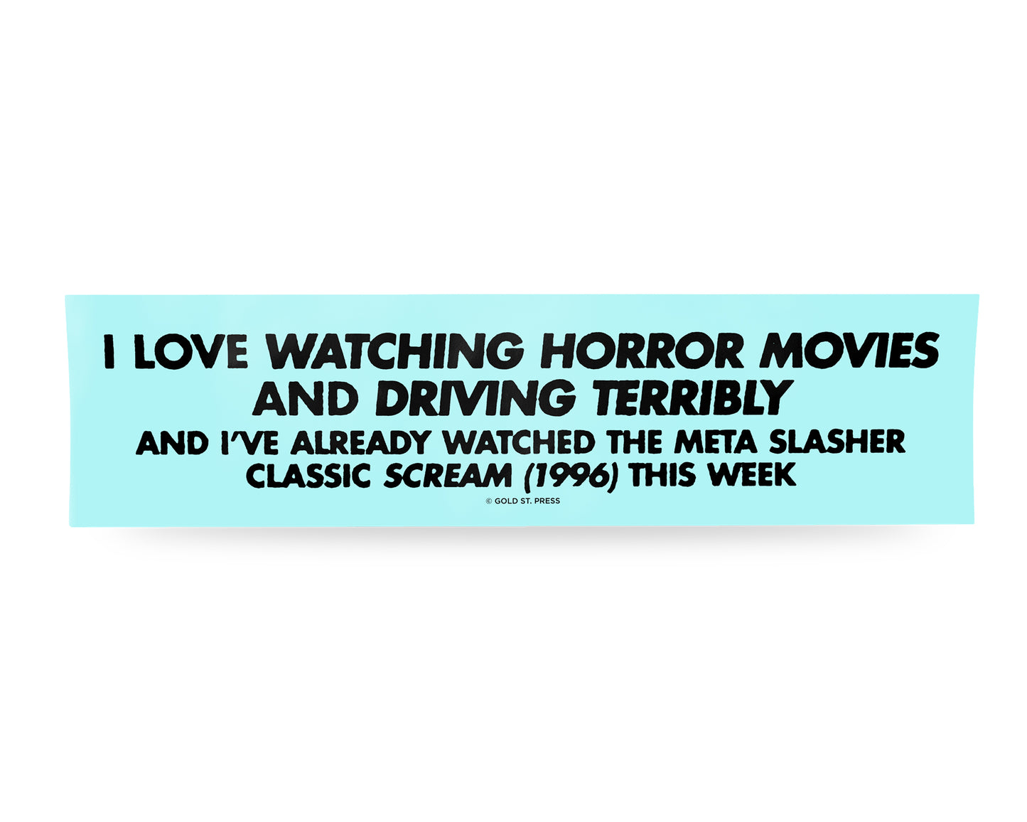 Scream Bumper Sticker