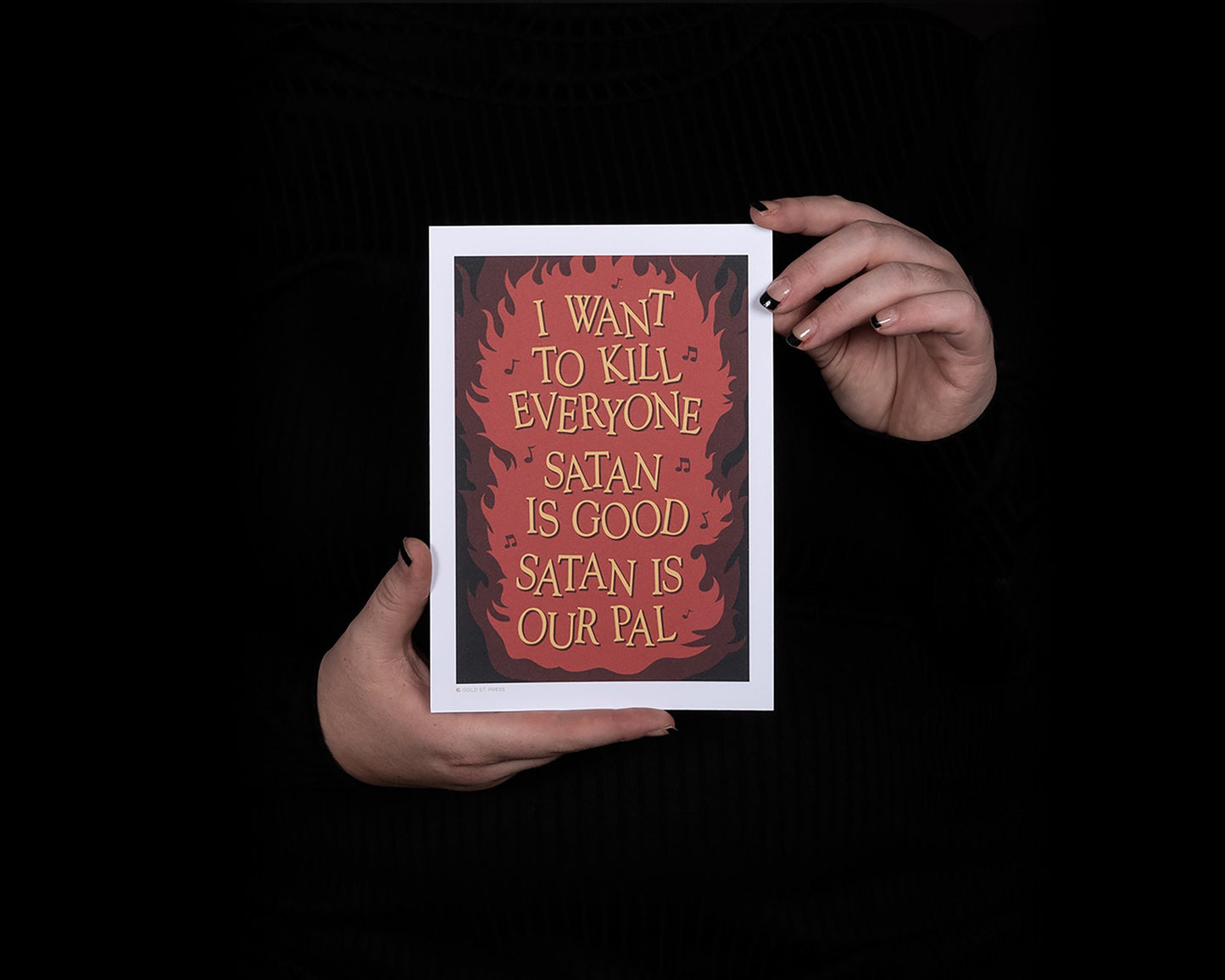 Satan Is Good Art Print