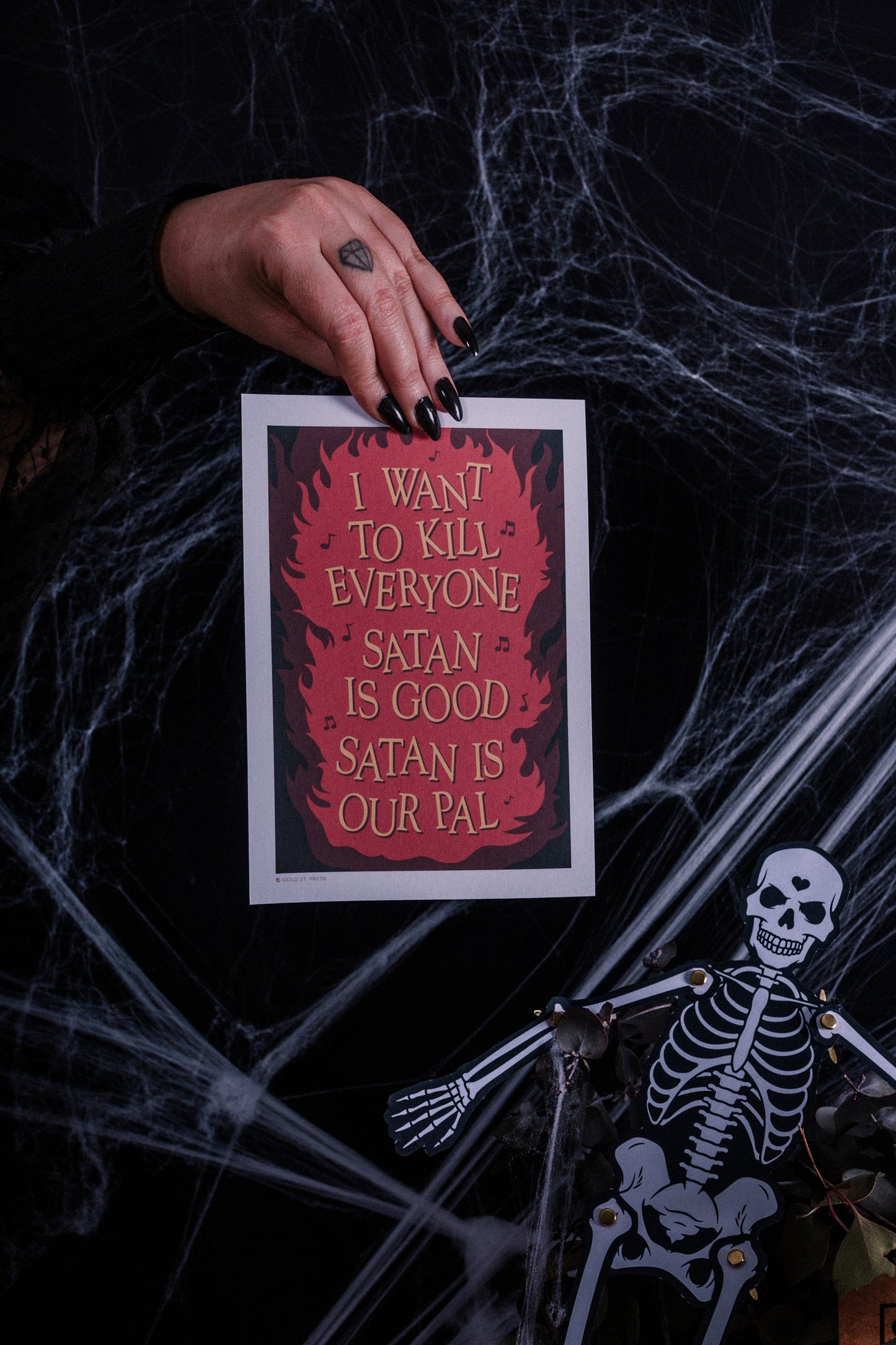 Satan Is Good Art Print