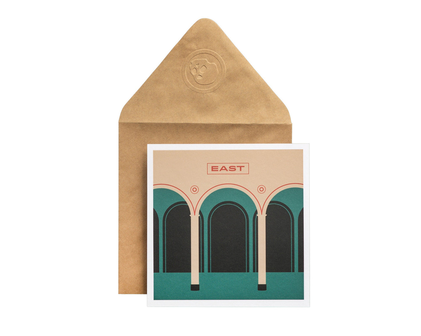 East Row Greeting Card