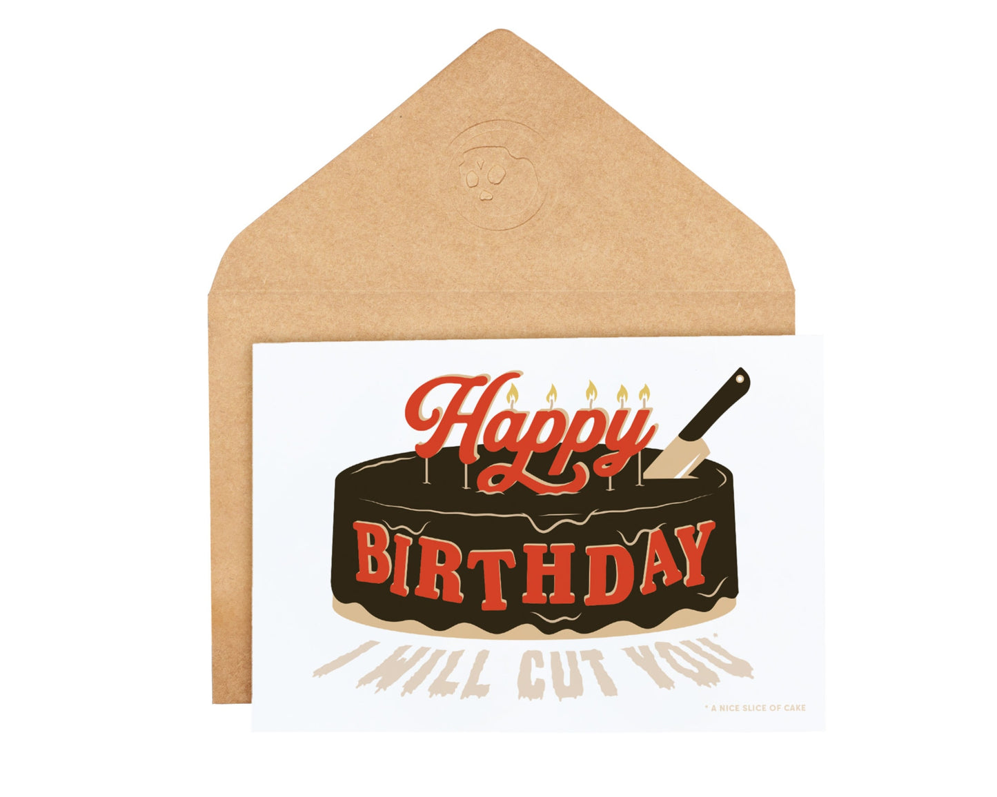 I Will Cut You Greeting Card