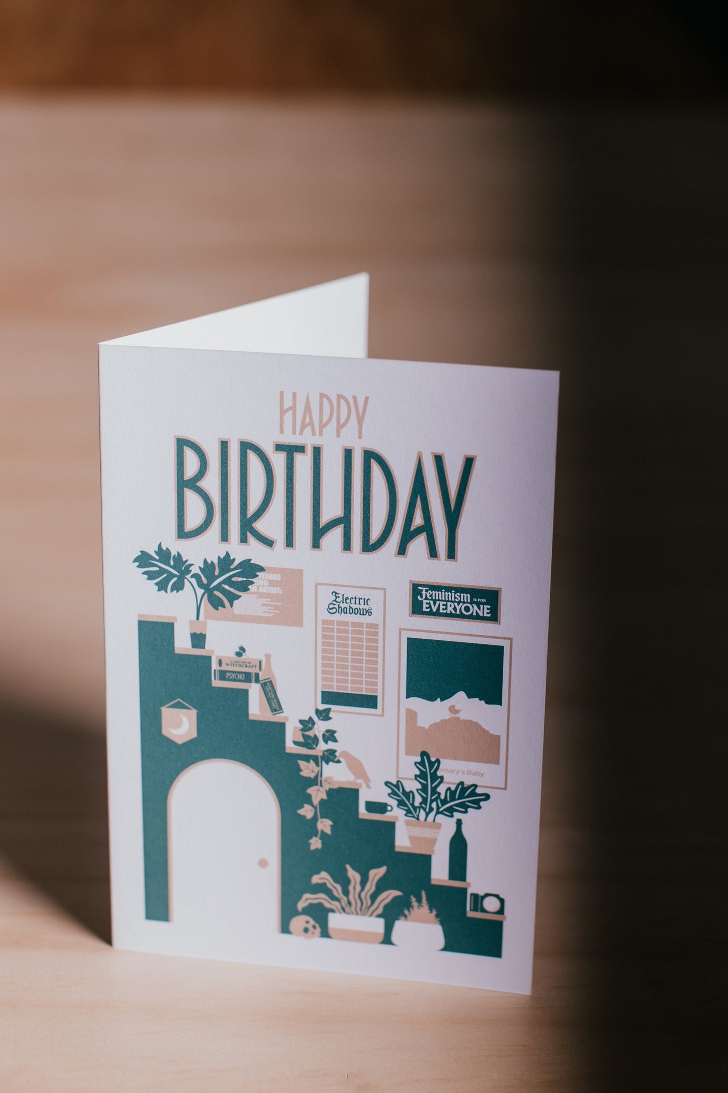 Birthday Stairwell Greeting Card