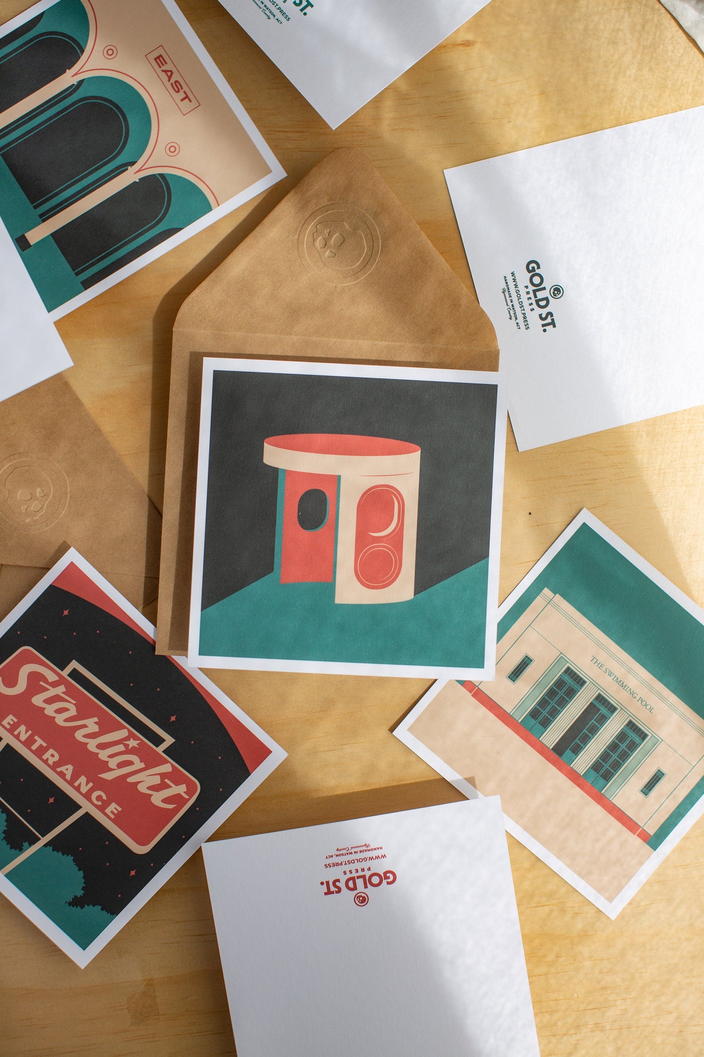East Row Greeting Card