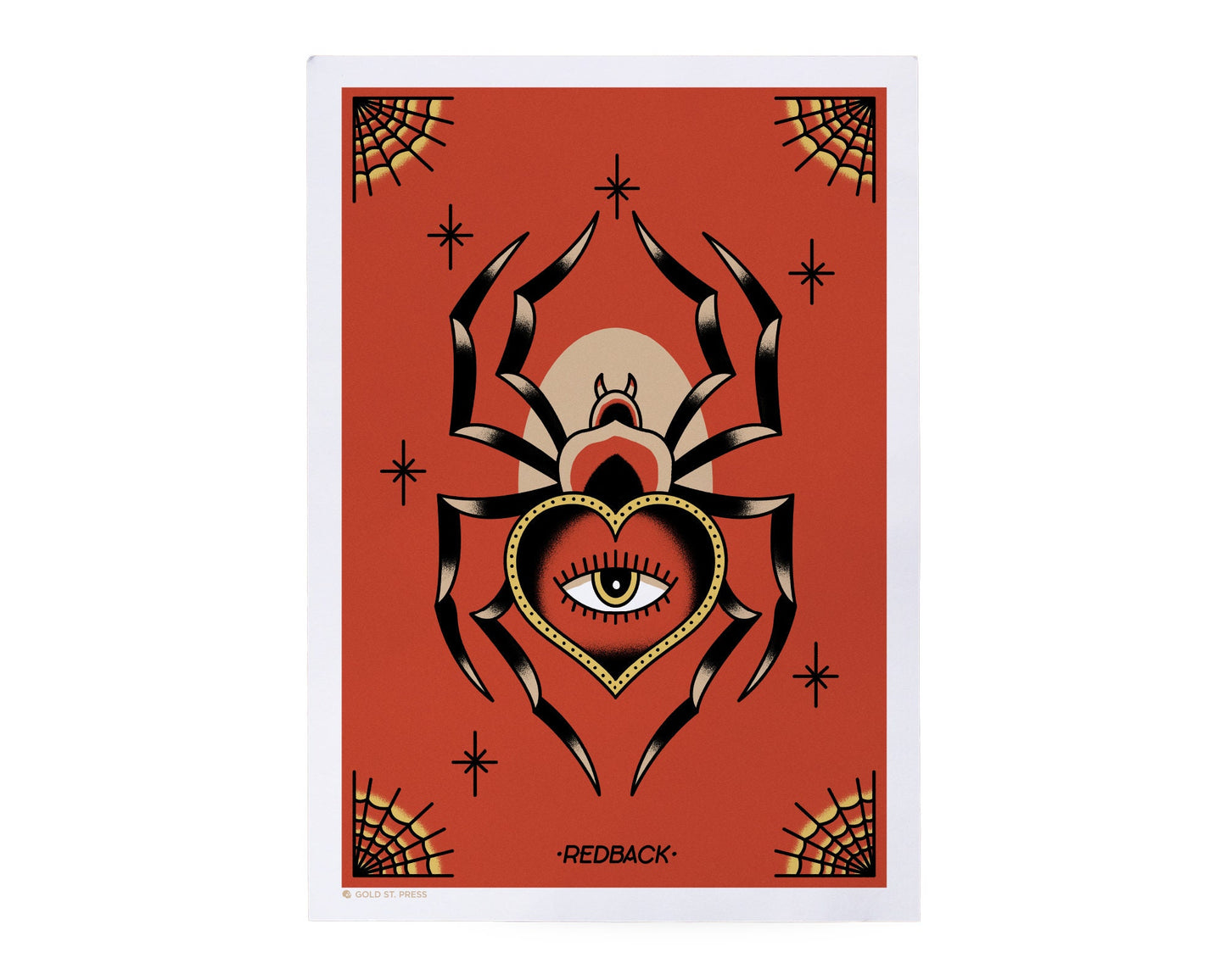 Redback Spider Flash Art Print