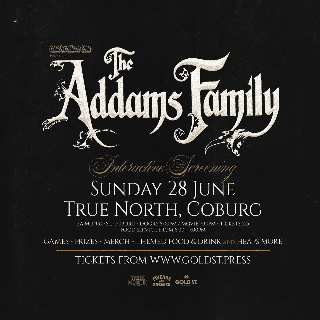 The Addams Family at the Gold St. Movie Club