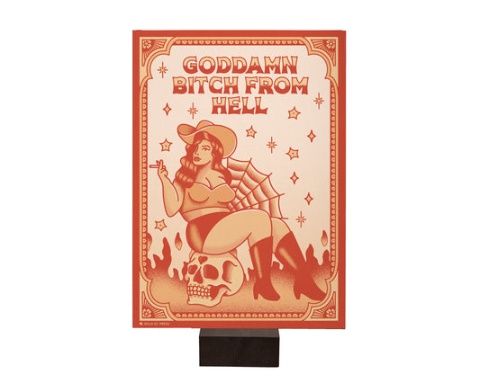 Bitch From Hell Art Print