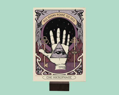 All Signs Point To Yes Art Print