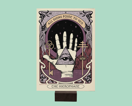 All Signs Point To Yes Art Print