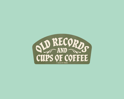 Old Records Sticker