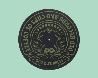 Old Records Vinyl Player Slipmat