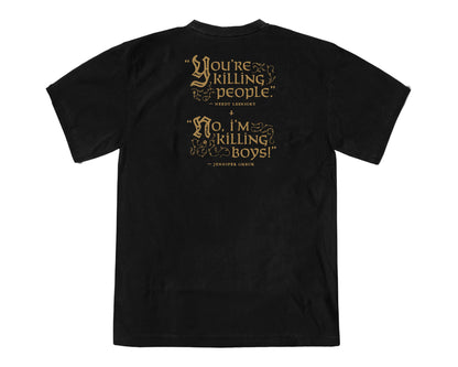 Boys S/S Black T-Shirt