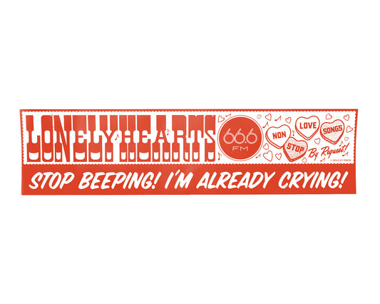 Lonelyhearts FM Bumper Sticker