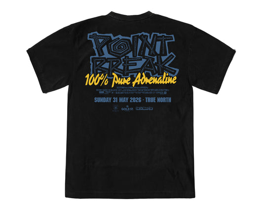 Bells Beach S/S Black T-Shirt