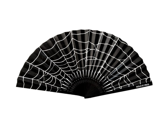 Cobweb Paper Hand Fan