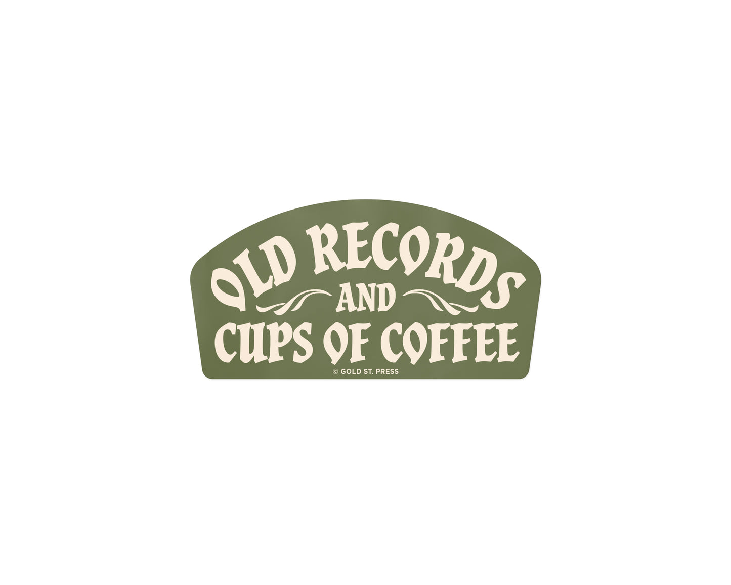 Old Records Sticker