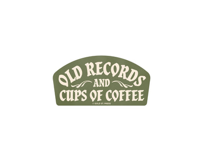 Old Records Sticker
