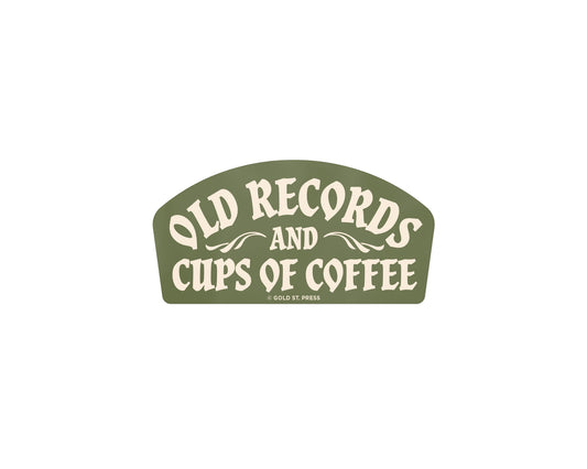 Old Records Sticker