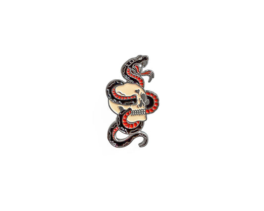 Red-Bellied Black Snake Enamel Pin