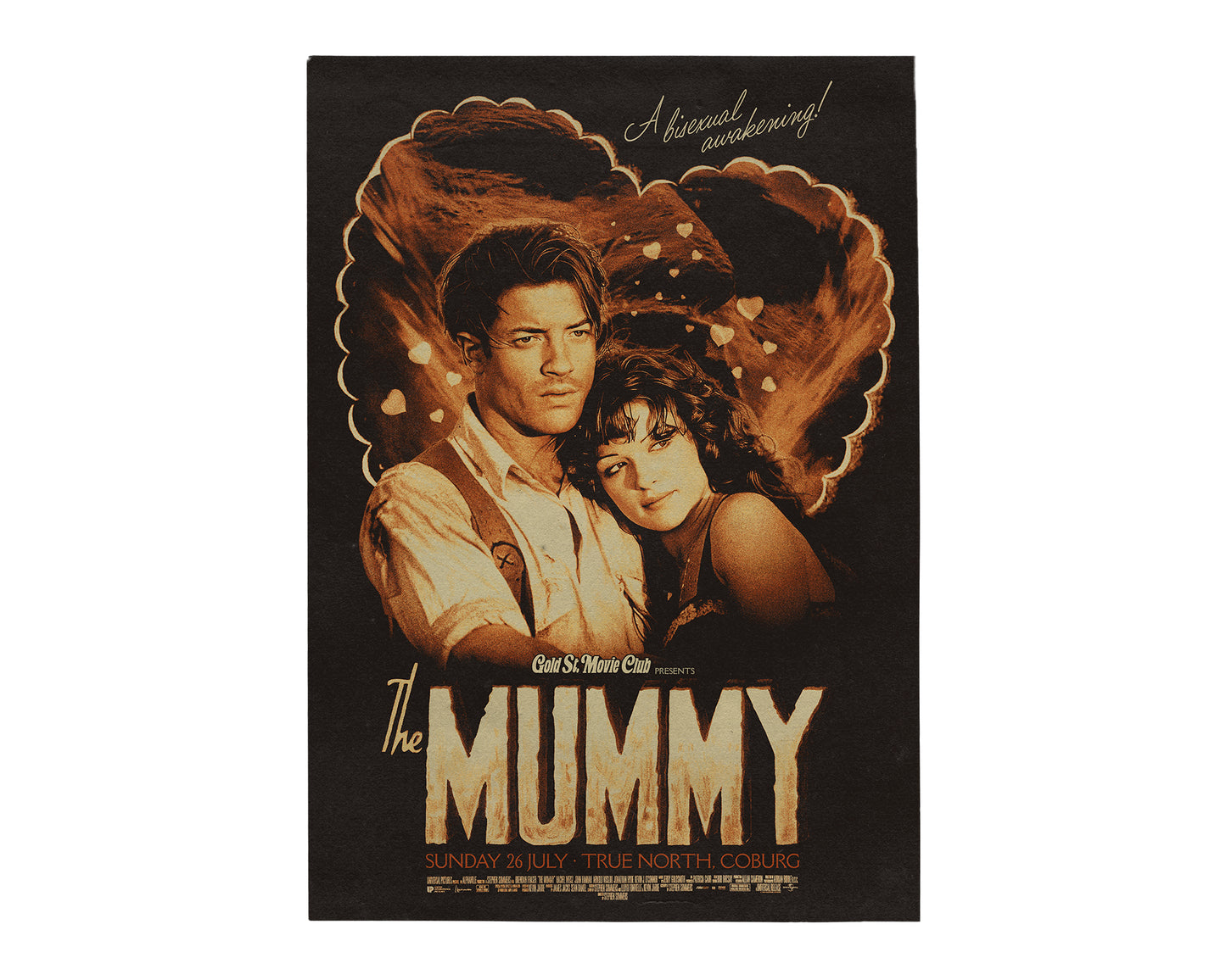 The Mummy at Gold St. Movie Club Art Print