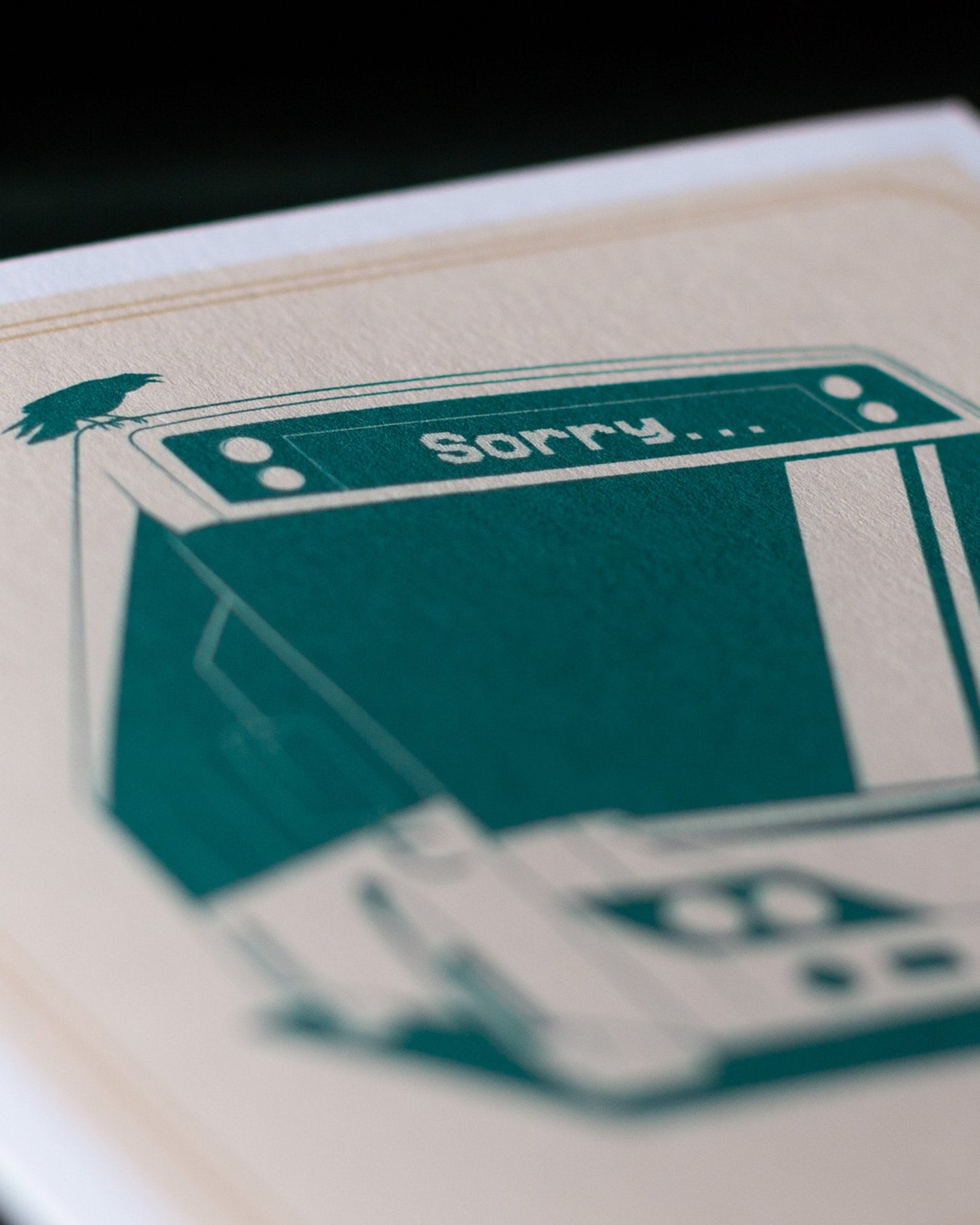 Sorry Bus Greeting Card