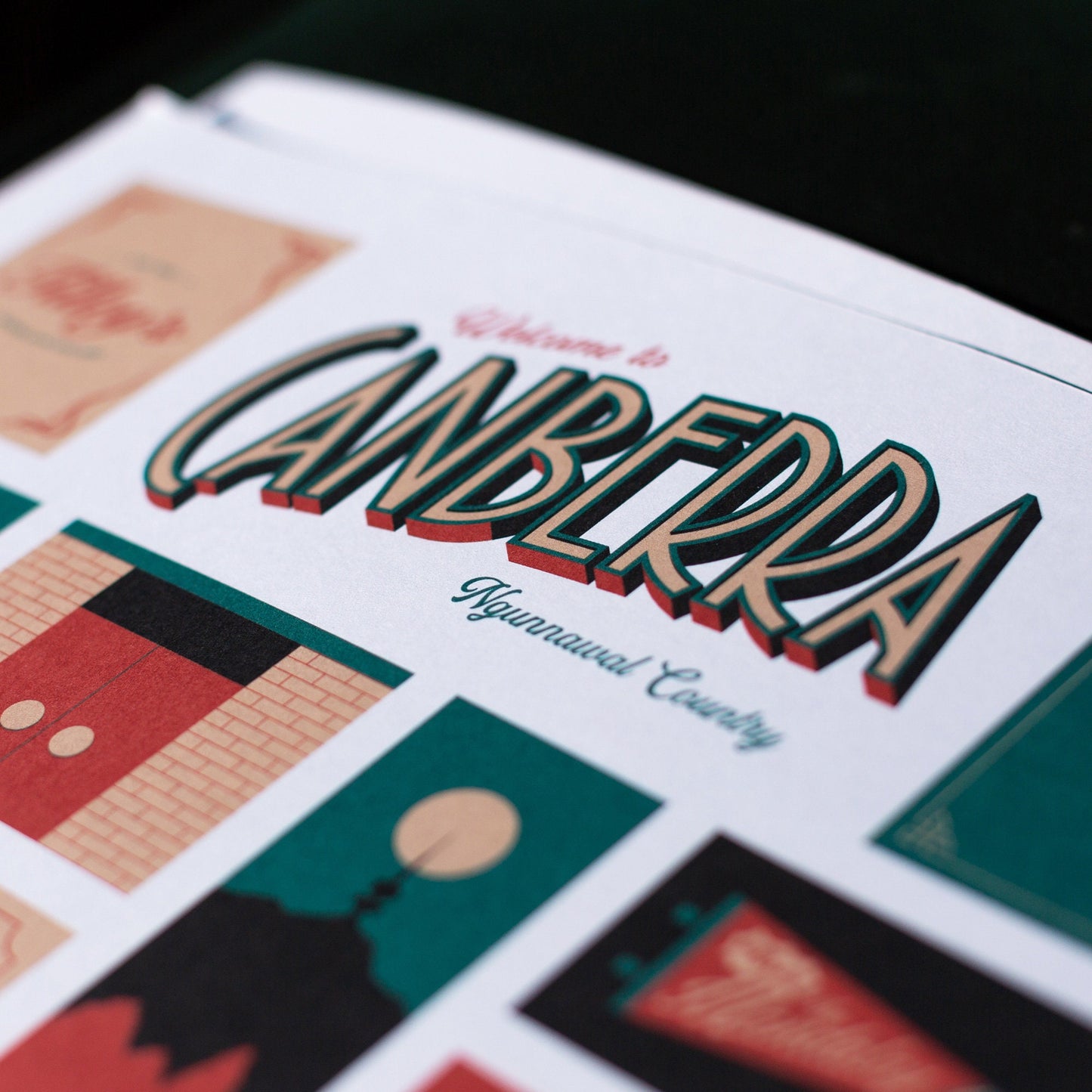 Welcome To Canberra Art Print