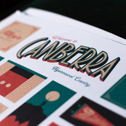 Welcome To Canberra Art Print