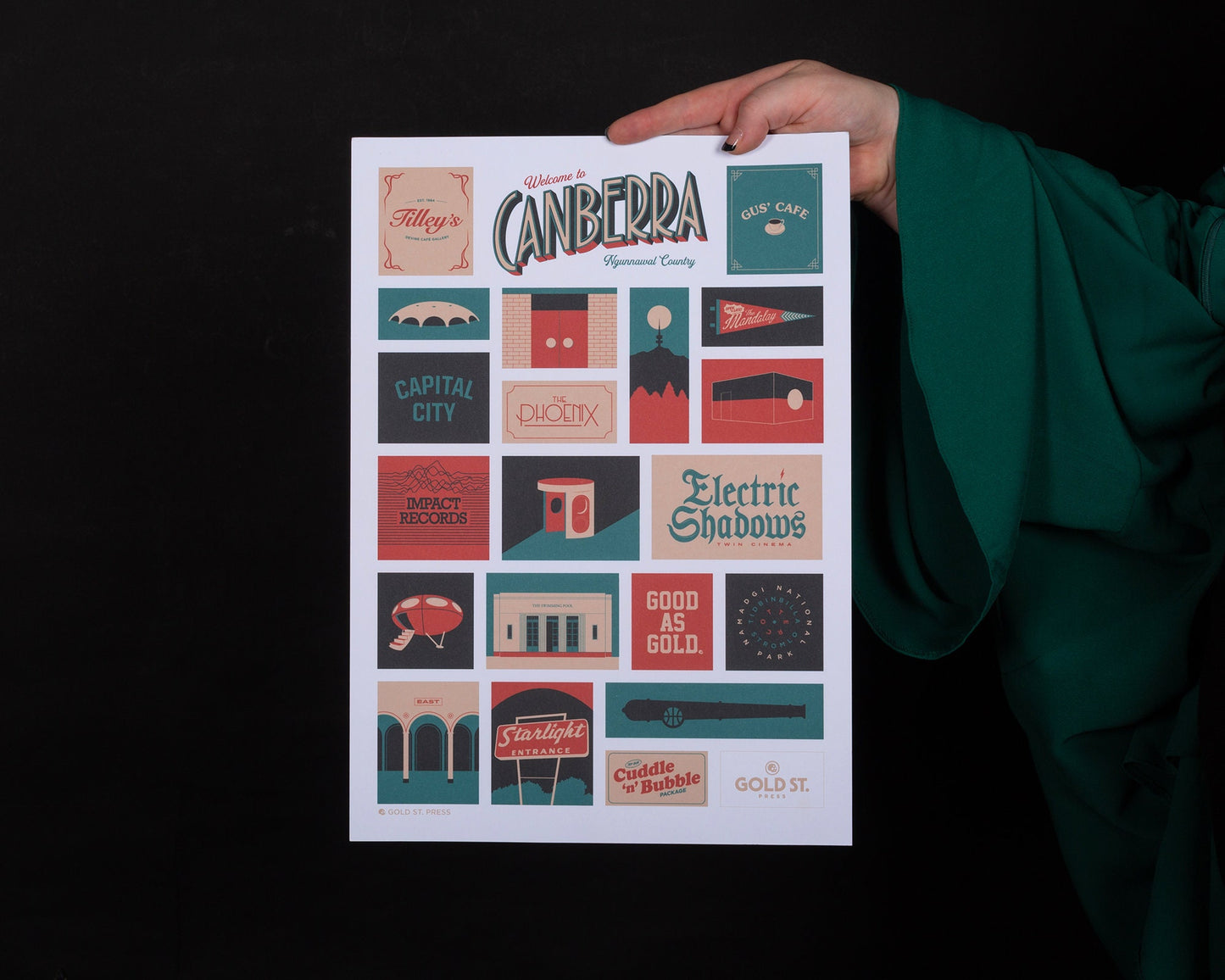Welcome To Canberra Art Print