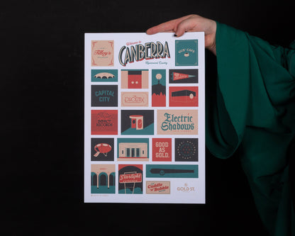 Welcome To Canberra Art Print
