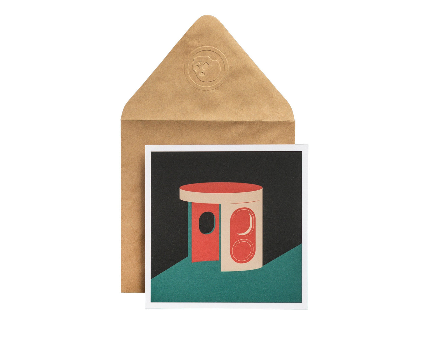 Canberra Bus Stop Greeting Card