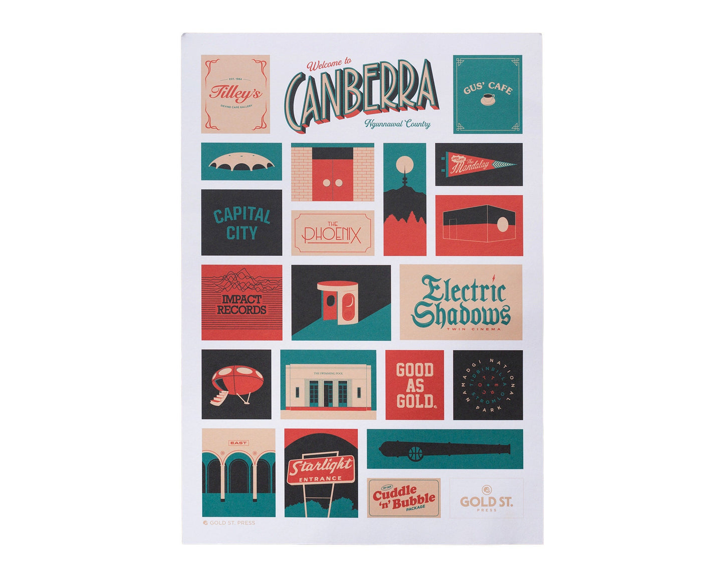Welcome To Canberra Art Print