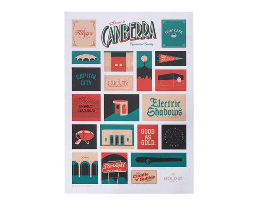 Welcome To Canberra Art Print