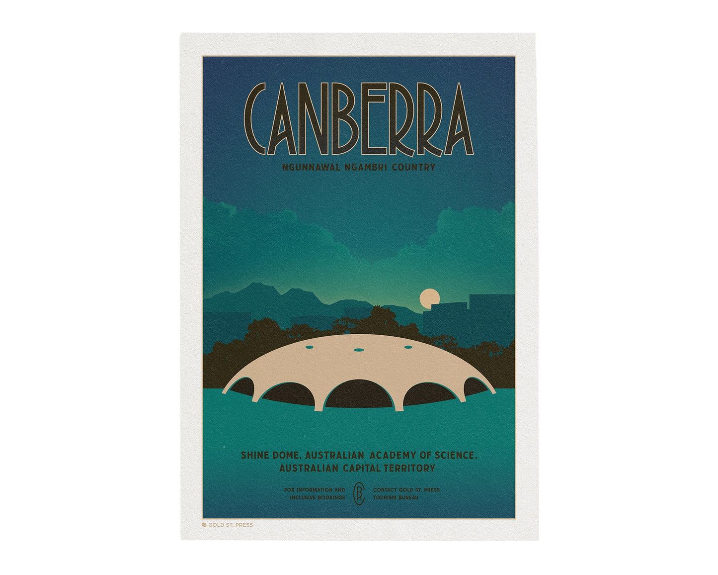 Canberra Science Dome Travel Poster