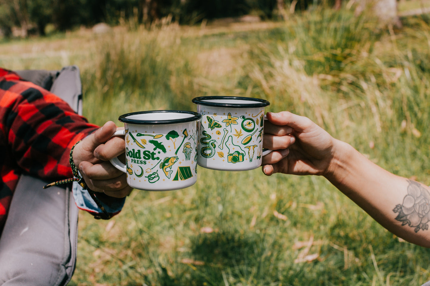 Rack Off Enamel Camp Mug